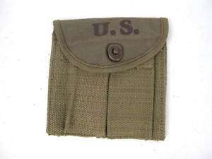 WWII M1 Carbine Magazine Stock Pouch Dated 1943   Repro  