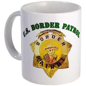  Border Patrol Badge Humor Mug by CafePress: Kitchen 