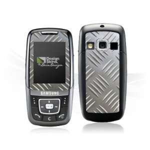  Design Skins for Samsung D600   Riffelblech Design Folie 