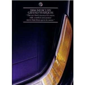  1994 MERCURY GRAND MARQUIS Sales Brochure Book: Automotive