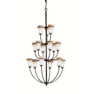  Kichler 1736DBK Meredith 15 Light Chandelier,