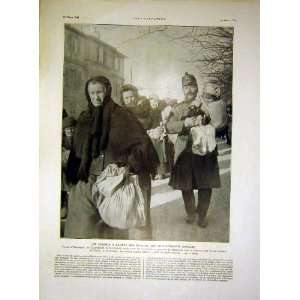   : Geneva German Evacuees War Swiss French Print 1915: Home & Kitchen