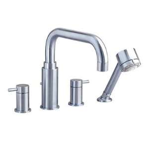 Serin Deck Mount Tub Filler in Polished Chrome Configuration With 