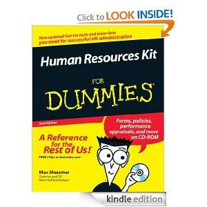   Resources Kit For Dummies Harold Messmer  Kindle Store