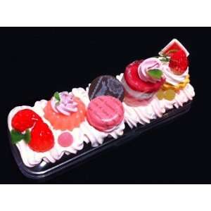Sweet pencil case/Cakes with pink cream version/adorable fake food and 