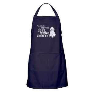  Center of the universe Humor Apron dark by 