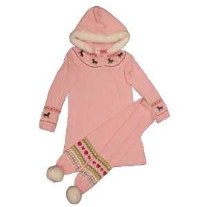 Girl 7, Pink Sweater Dress with Matching Scarf, Pink, Stunning Outfit