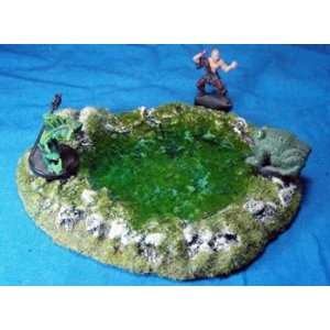  Rocky Pond Large Swampy 28mm Miniature Terain: Toys 