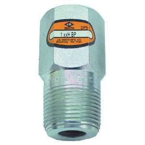 JB SMITH 0338203680 Bull Plug, Round Head,1 In,NPT,Steel  