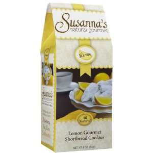 Susannas Shortbread Cookies, Lemon, Boxes, 2 pk:  Grocery 