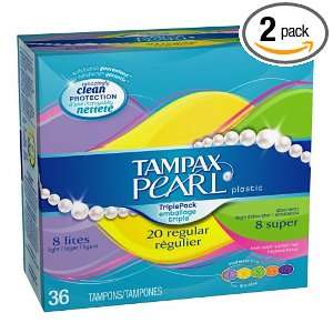   /Regular/Super Absorbency, Fresh Scent Tampons 36 Count (Pack of 2