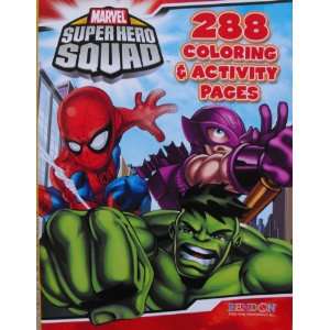  Marvel Super Hero Squad 288 Pg Coloring and Activity Book 