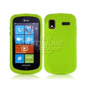  GREEN SOFT SILICONE SKIN CASE COVER + LCD SCREEN PROTECTOR 