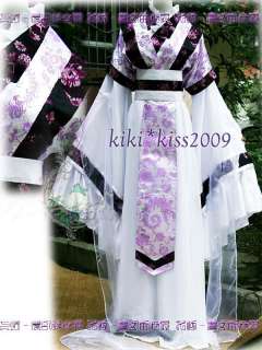 Kimono Purple Dress/Rock Cosplay Costum Made HanFu  