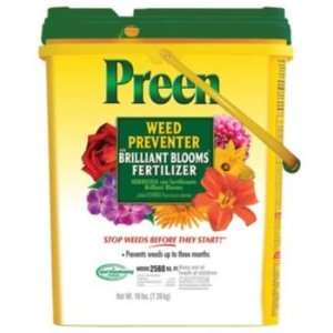  Preen Weed Preventer w/Brilliant Blooms Fertilizer: Pet 