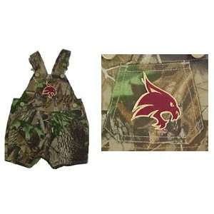   State Bobcats Infant/Overall Shorts/Camo/Supercat
