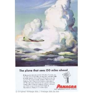  1955 Pan American DC 7B Vintage Ad 