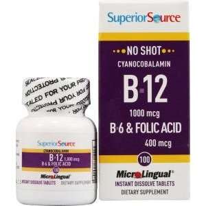  No Shot B12   No Shot B6/B12/Folic Acid Health & Personal 