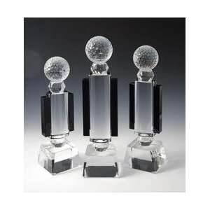  Award C143    Golf Optical Crystal Award/Trophy.: Office 