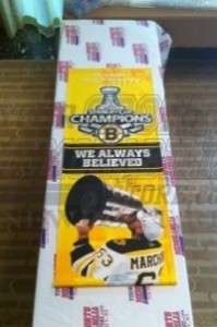 Brad Marchand Bruins Bruins signed Stanley Cup banner