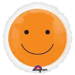  Smile Face Balloons   18 Orange Smiley Magicolor Toys 