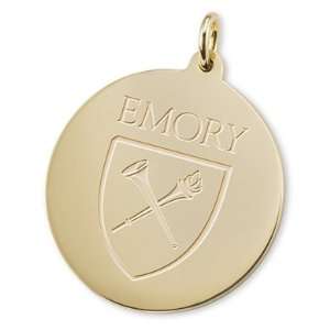  Emory University 14K Gold Charm