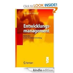 Entwicklungsmanagement Methoden in der Produktentwicklung (VDI Buch 