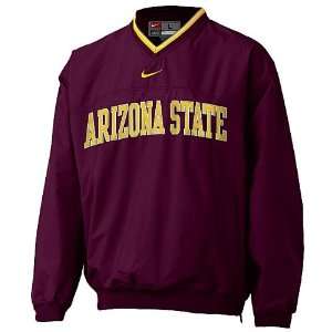  Arizona State Sundevils V Neck College Windshirt By Nike 