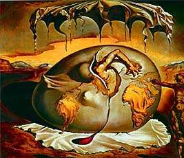 Geopolitical Child Watches Birth of New Human by Salvador Dali   Small