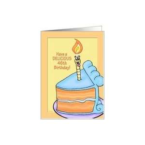  Tasty Cake Humorous 46th Birthday Card Card Toys & Games