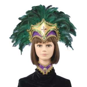  Forum Novelties 61594 Deluxe Feather Crown Headpiece With 