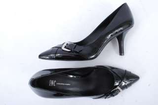 INC BLK MH PUMP W/BUCKLE Heels Pumps Women Shoes 8 M  