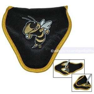  Georgia Tech Yellow Jackets Mallet Putter Cover: Sports 