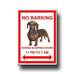  Dachshund No Barking Fridge Magnet No 1: Pet Supplies