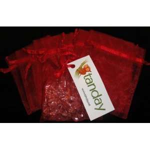  Tanday 30 Red Sheer Organza Gift Bags 4.5X5.5 