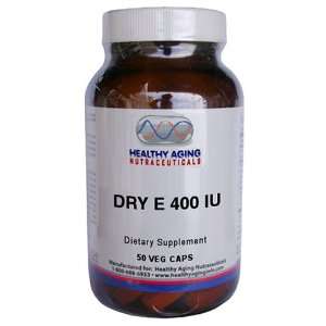 Healthy Aging Nutraceuticals 100% Natural Dry Vegetarian Vitamin E 400 