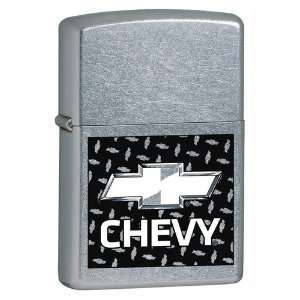 Chevy Bowtie Street Chrome Worn In Zippo Lighter Style: Street Chrome 