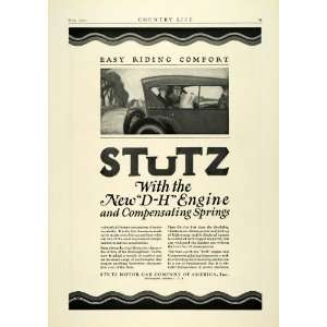  1922 Ad Antique Stutz Motor Car Enclosed Automobile Car 