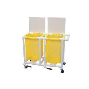  PVC Jumbo Double Linen Hamper, with Footpedal