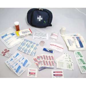  Elite Camping First Aid Kit/Blue w/belt loops: Health 