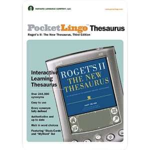   PocketLingo Rogets New Thesaurus, 3rd Ed.: MP3 Players & Accessories