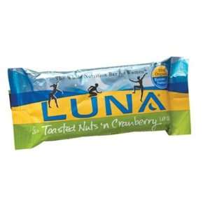 LUNA: Toasted Nuts & Cranberry Bar: 15 Count:  Grocery 