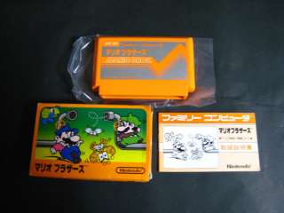 MARIO BROS Orange Box Famicom NES JAPAN Good.Cond  