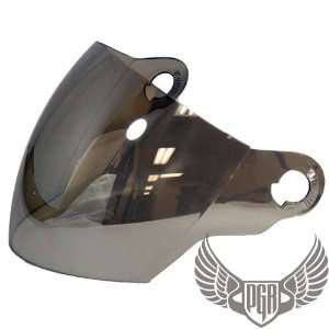  PGR Wing 02 Open Face Helmet Replacement Shield (Silver 