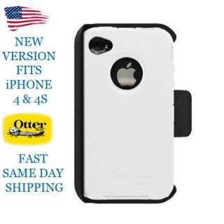 OtterBox Defender Series Case for iPhone 4 4S White / White Free 