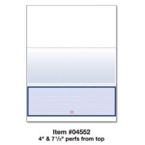   Check, Marine Blue, 500 per Ream(sold individuall): Office Products
