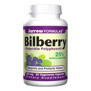  Jarrow Formulas, Bilberry + Grapeskin Polyphenols, 280 mg 