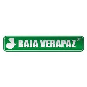   BAJA VERAPAZ ST  STREET SIGN CITY GUATEMALA