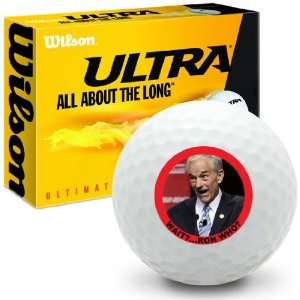  Ron Paul Captioned   Wilson Ultra Ultimate Distance Golf 