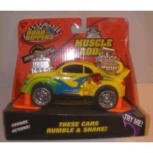 Road Rippers ~ Muscle Rods ~ Yellow: Toys & Games